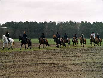 Gruppe beim Ausritt